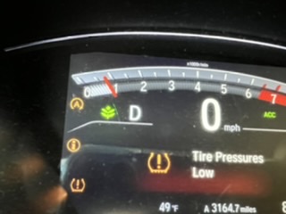 Low Tire Pressure what to do