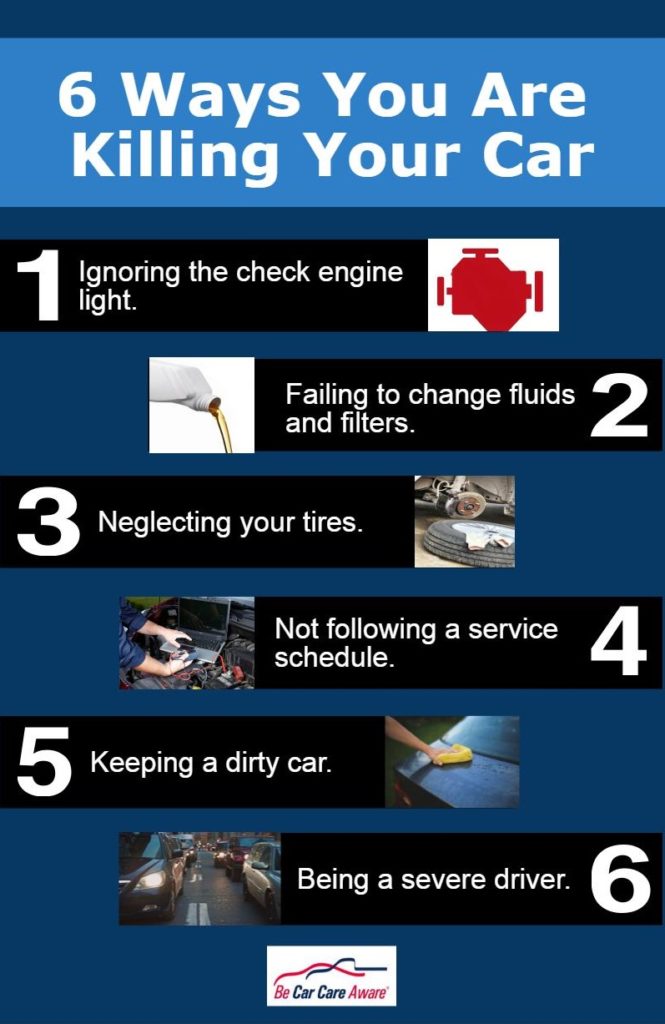 6 Ways you are killing your car.