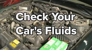 Checking your fluids in your car regularly.